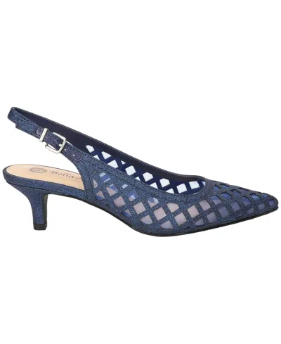 Bella Vita Women's Noel Slingback Pointed Toe Pumps In Blue