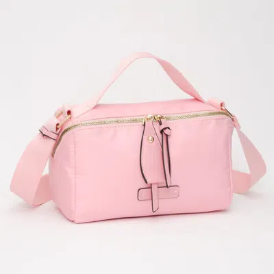 Fashnzfab Compact Lightweight Everyday Crossbody Bag In Pink