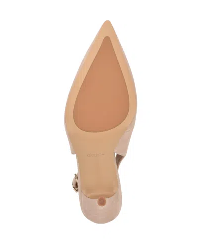 Guess Women's Princelsa Pointed Toe Slingback Pumps In Neutral
