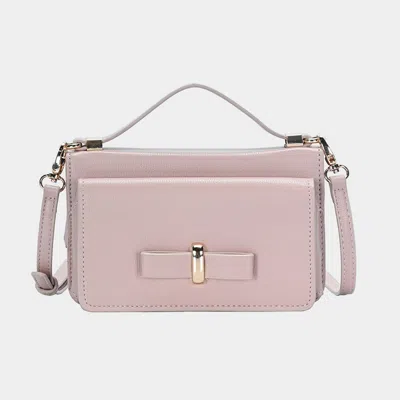 Fashnzfab Solid Rectangle Tote / Crossbody Bag In Multi