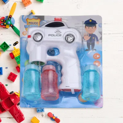 Fashnzfab Led Flashing Police Car Bubble Blower With Multi Color Led Lights And Sound In Multi
