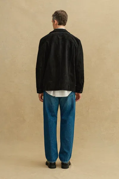 A Days March Algot Suede Overshirt In Multi