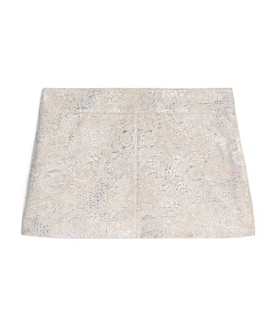 Celine Pattern Skirt In Gray