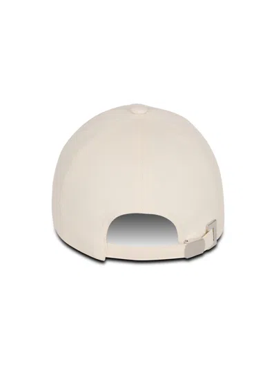 Balmain Embroidered-logo Baseball Cap In Gray