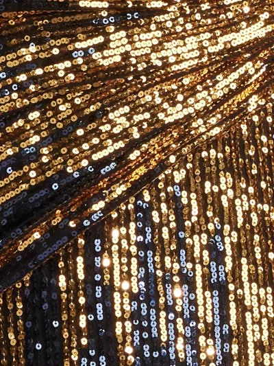 Tadashi Shoji Marseille Sequinned One-shoulder Dress In Black