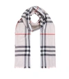 BURBERRY Giant Check Cashmere Scarf
