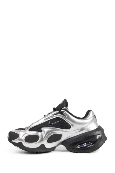 Nike Air Max Muse Sneakers In Silver Leather And Fabric In Multi