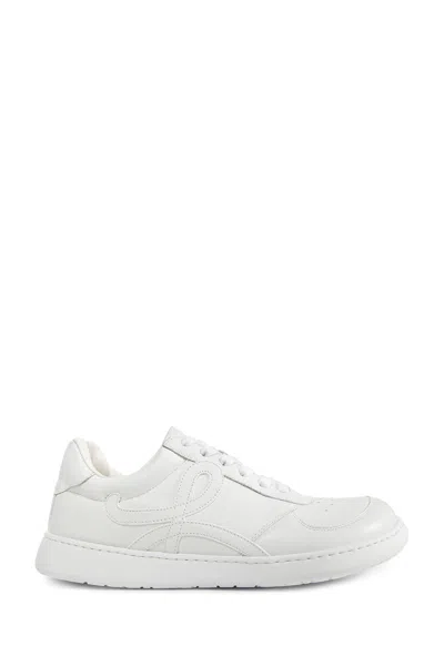 Loewe Jambo Sneaker In Soft Grained Calfskin Sneakers White In White
