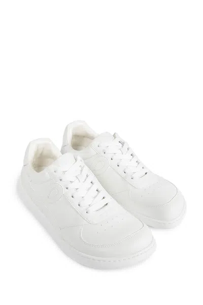 Loewe Jambo Sneaker In Soft Grained Calfskin Sneakers White In White