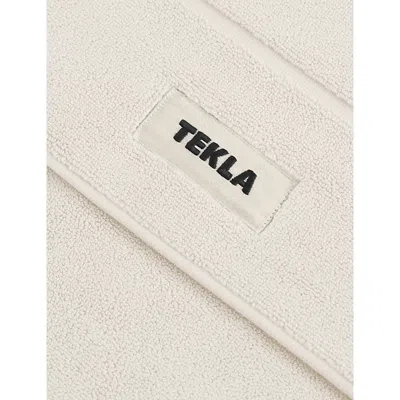 Tekla Heavyweight Large Cotton Bath Mat In Yellow