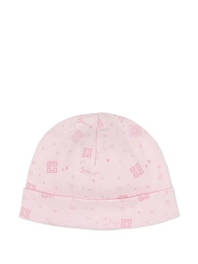 Givenchy Patterned Hat And Blanket Two-piece Set In Pink