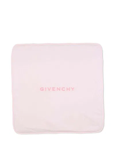 Givenchy Patterned Hat And Blanket Two-piece Set In Pink