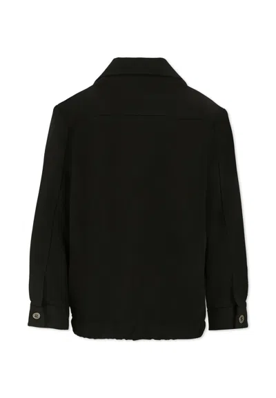 Givenchy Button-down Lapel Jacket In Black