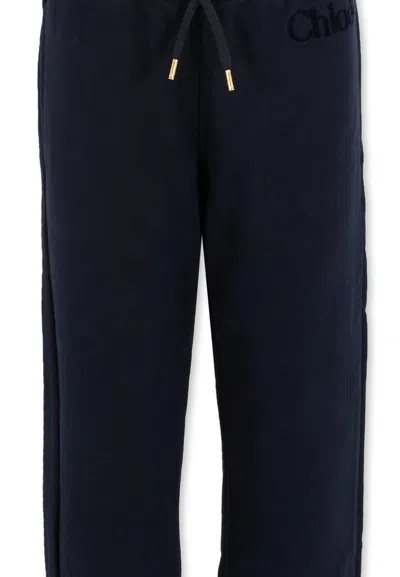 Chloé Drawstring Pants In Black