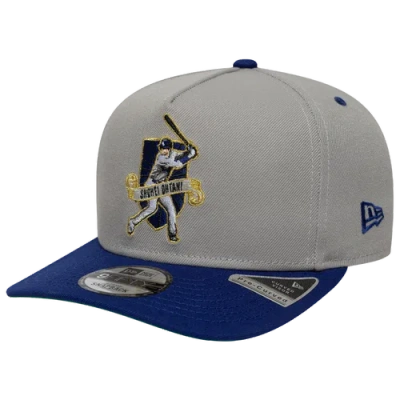 New Era Los Angeles Dodgers  Dodgers 9fifty A-frame Player Cap In Gray