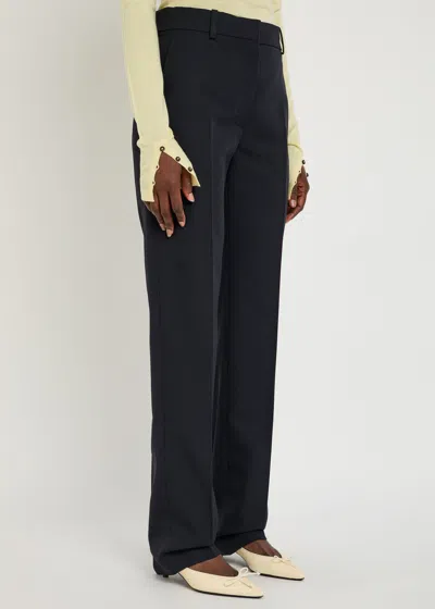 Jacquemus Le Pantalon Camargue Wool Trousers In Blue
