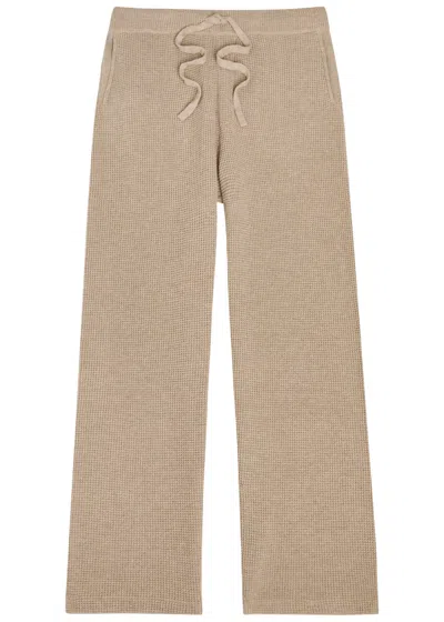 Paige Willits Drawstring Wool-blend Trousers In Neutral