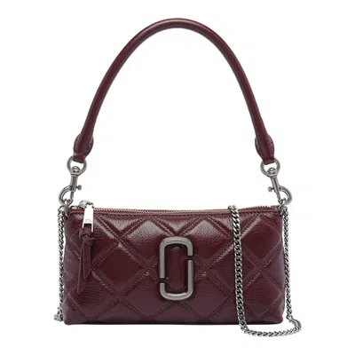 Marc Jacobs The Quilted Snapshot Convertible Shoulder Bag In Red
