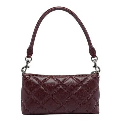 Marc Jacobs The Quilted Snapshot Convertible Shoulder Bag In Red