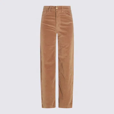 Lois Tobacco Cotton Jeans In Brown