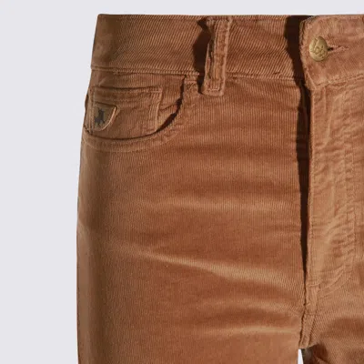 Lois Tobacco Cotton Jeans In Brown