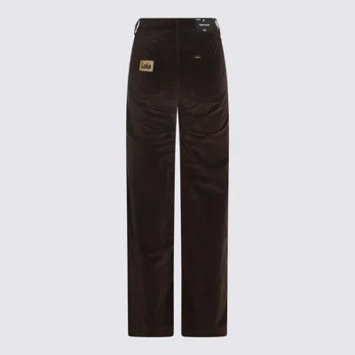 Lois Brown Cotton Jeans In Brown