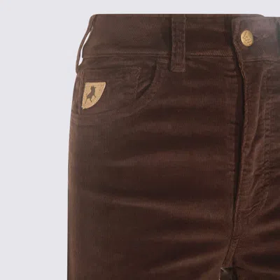 Lois Brown Cotton Jeans In Brown