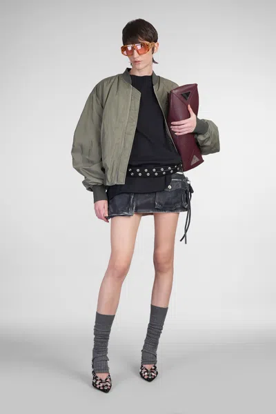 Attico Oversized T Shirt In Black