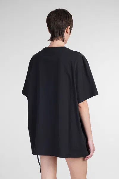 Attico Oversized T Shirt In Black