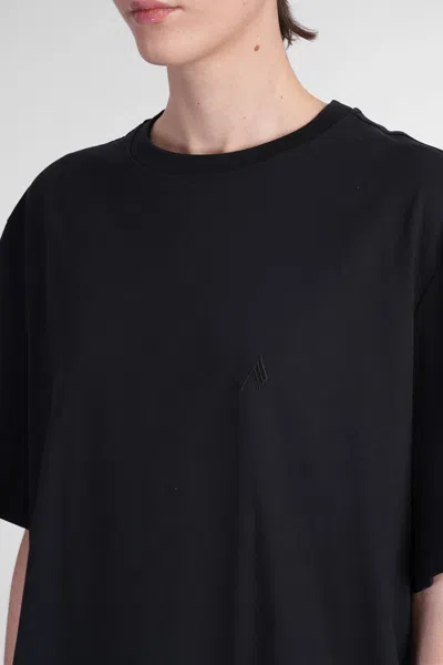 Attico Oversized T Shirt In Black