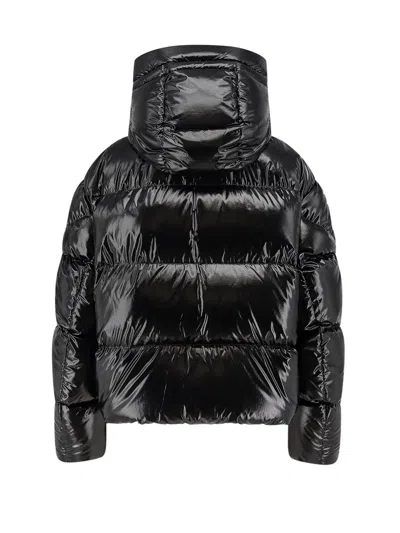 Moncler Genius Black Moncler X Ee72 By Edward Enninful Lothar Hooded Short Down Jacket In Black