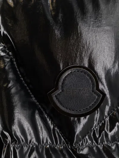 Moncler Genius Black Moncler X Ee72 By Edward Enninful Lothar Hooded Short Down Jacket In Black