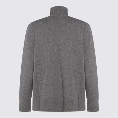 The Row Grey Wool Knitwear In Gray