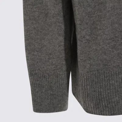 The Row Grey Wool Knitwear In Gray