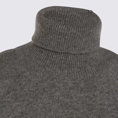 The Row Grey Wool Knitwear In Gray