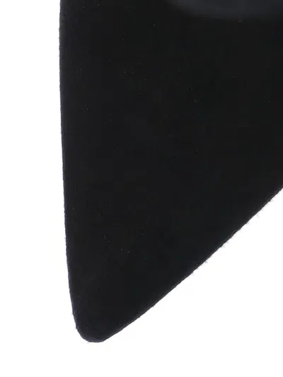 Stuart Weitzman Knee-high Boots With Pointed Toe And Curved Heel In Black