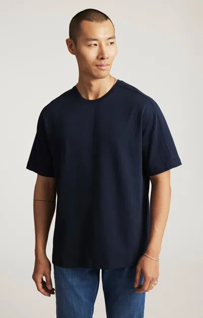 Mavi Edition Short Sleeve T-shirt In Total Eclipse In Blue
