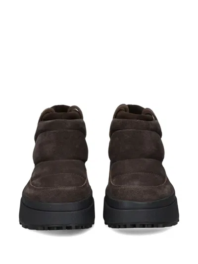 Ash Padded Platform Boots In Brown