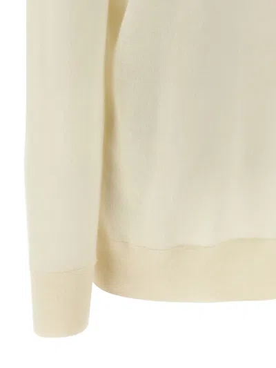 The Row Ivory Cashmere Lizzy Sweater In Neutral