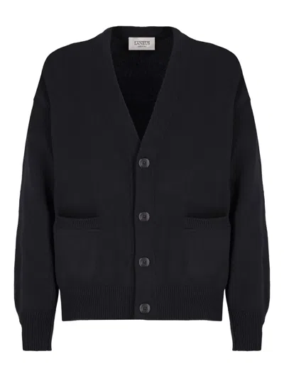 Laneus V-neck Cardigan In Black
