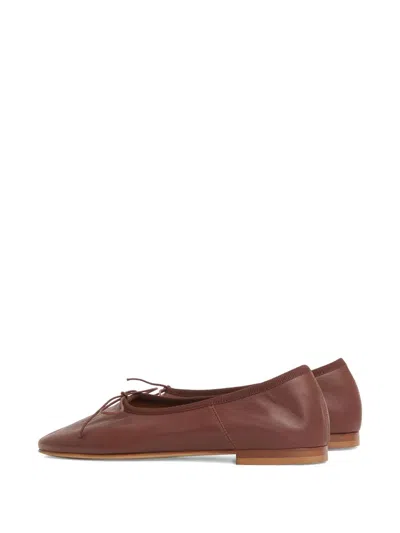 Mansur Gavriel Dream Ballerina Flats In Brown