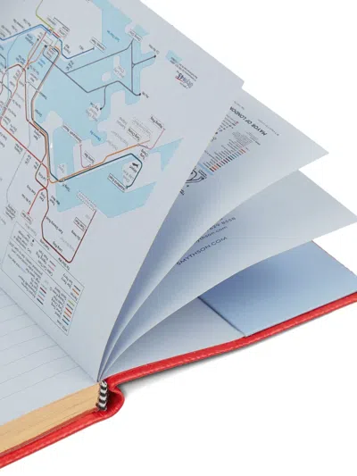 Smythson Grained Lambskin Chelsea Diary In Red