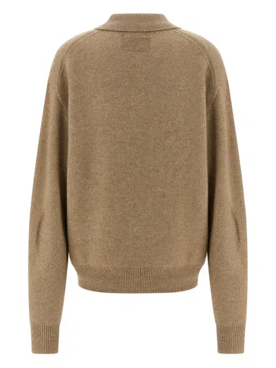 Guest In Residence Allday Cuffed Elbow Sweater In Neutral