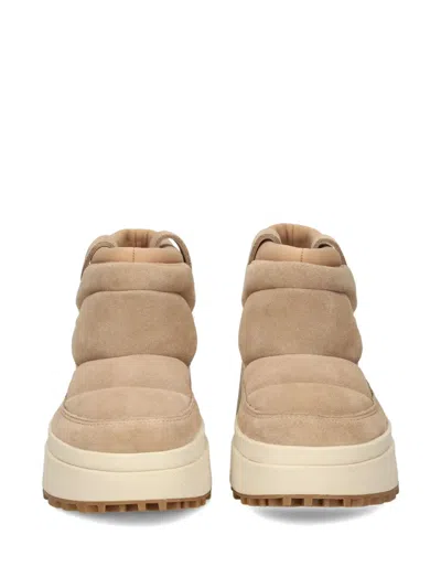 Ash Onix Suede Boots In Brown