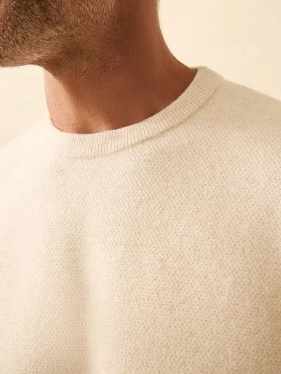 Faherty Jackson Crew Sweater In Nude