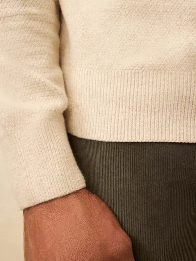 Faherty Jackson Crew Sweater In Nude