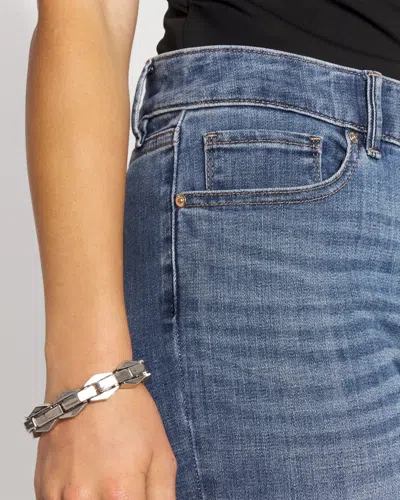 White House Black Market High-rise Bootcut Jeans In Blue