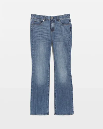 White House Black Market High-rise Bootcut Jeans In Blue