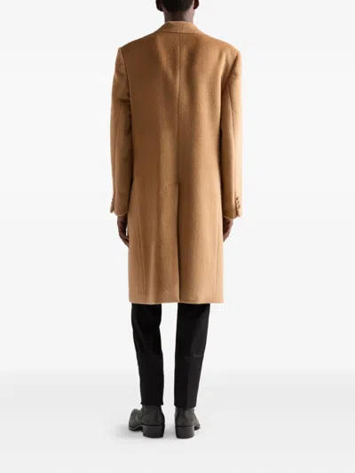 Prada ダブルコート In Brown