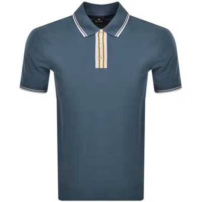 Paul Smith Regular Fit Polo T Shirt Blue In Blue